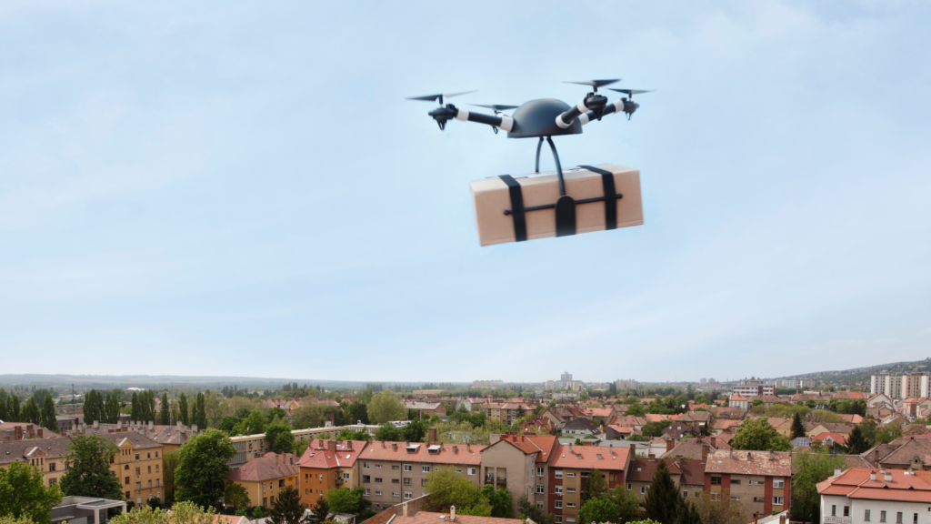 A entrega na última milha tornou-se um foco para muitas empresas - algumas empresas já usam drones para conseguir isso de forma eficiente